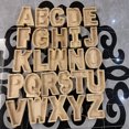 thumbnail image 4 of Twenty-Six English Alphabet Piggy Bank 26-letter Personalized Wooden Coin Money Saving Box Customized Own Name, 4 of 8