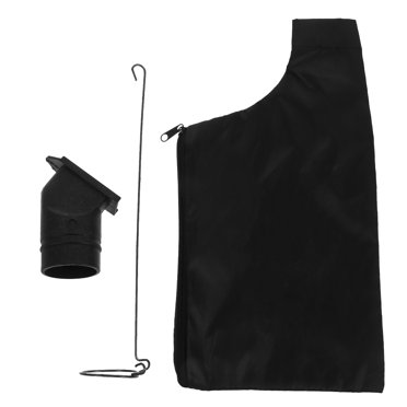 1Set Dust Collector Bag for Cutting Tasks Debris Prevention Black 11.8x6.3x0.08in