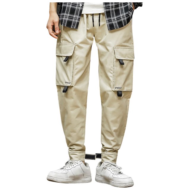 Pantalon Homme Design Pantalon Homme Couleur Unie Pantalon Décontracté à Cordon de Serrage Pantalon de Randonnée Pantalon de Travail Pantalon de Vêtements d'Extérieur pour Homme Mode