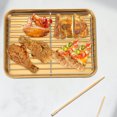 thumbnail image 3 of Assiette Alimentaire en Acier Inoxydable pour la Maison Couleur Dorée Légère et Durable 1 Ensemble, 3 of 8