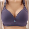 thumbnail image 4 of Yuyuzo Push up Bras for Women Solid Color Full Coverage Adjustable Strap Breathable Everyday Bras, 4 of 4