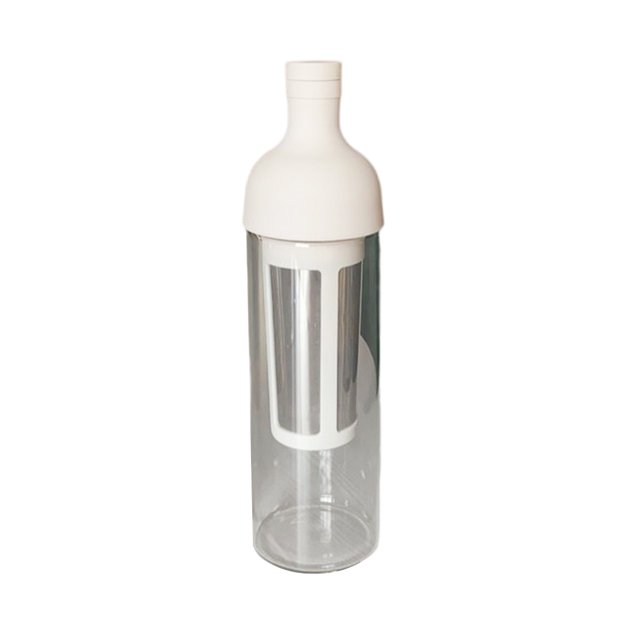 Cold Brew Coffee Maker Glass Infused Beverages Filter Pot Reusable Washable Home Office Bar Hotel Dining Bakery Kitchen Kettle White