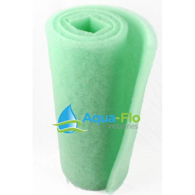 Go Green Rouleau Rigide Réutilisable en Vrac de 1 Pouces" pour Étang et Aquarium, Tapis Filtrant en Soie Dentaire (60 12)