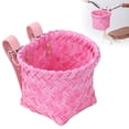 thumbnail image 1 of Clearance Items!Ymkly Kids Basket Handwoven Rattan Cycle Basket For Kids Handlebar Front Storage Baskets Cycling Pocket For Outdoor Daily Commute 15x12x12cm, 1 of 9