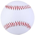 thumbnail image 1 of thinson Ballon de Base Blanc 9 Pouces Baseball Pratique Entraînement Softball Sport Jeu d'Équipe PVC, 1 of 7