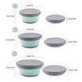 thumbnail image 3 of 3Pcs Folding Camping Bowl Set Portable Silicone Kitchen Containers for Travel Outdoor Camping, 3 of 9