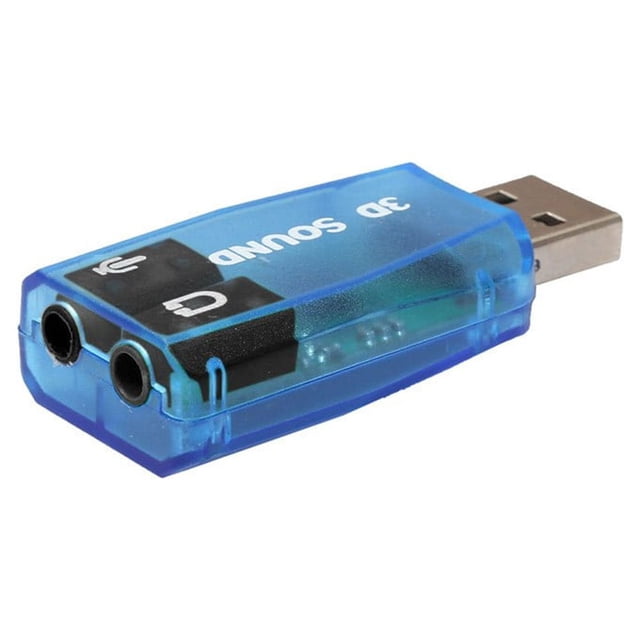 Yhmxh External USB 2.0 Sound Card 5.1 Channel Audio Adapter Stereo