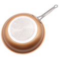 thumbnail image 4 of Skillet Copper Red Pan Ceramic Induction Frying Pan Saucepan Skillet Scratch Resistant 10 Inches Nonstick Skillet, 4 of 7
