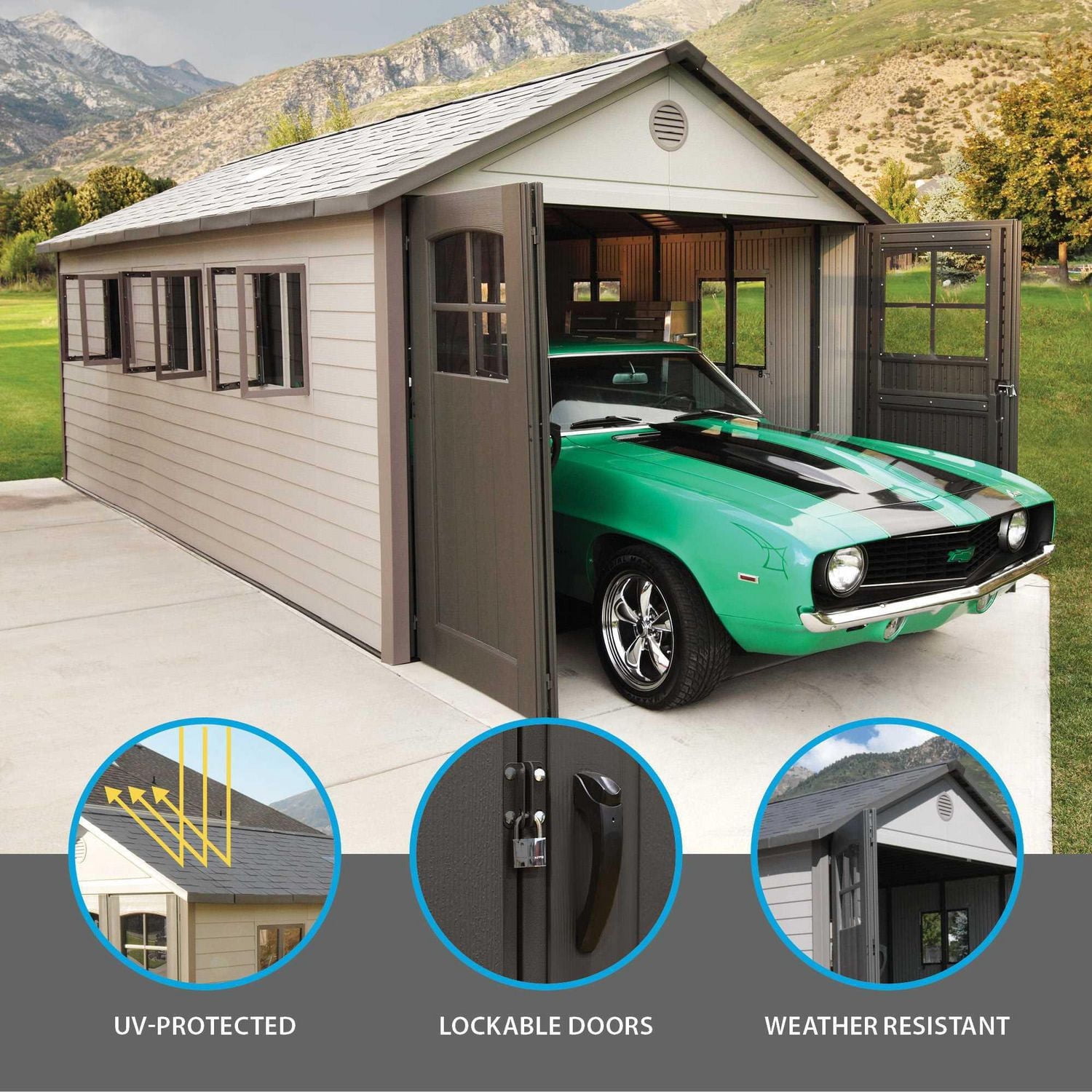 LIFETIME 11 Ft. X 21 Ft. Outdoor Storage Shed