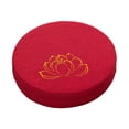 thumbnail image 3 of GROWTH TANK Coussin Rond de Méditation Traditionnel pour Femmes Hommes Coussin d'Assise de Sol pour la Maison Rouge 10 cm, 3 of 9