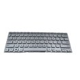thumbnail image 2 of Silver Keyboard Smooth Surface Dustproof Sensitive Fluent Keyboards Gaming Notebook Accessory Smooth Anti-slide Replacement for Asus Vivobook X412 Laptops, 2 of 6