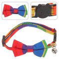thumbnail image 3 of Nœud Papillon pour Chiens Collier Arc-en-Ciel Ajustable pour Chien Chat, 3 of 8