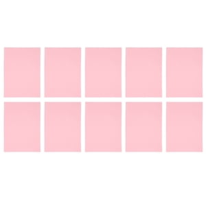 Couverture En Papier 20 Pièces Feuille Protecteur Papier Reliure Couverture Mat A4 30 Trous Pp Plastique Pour Présentation Cahier Rapport(Rose)