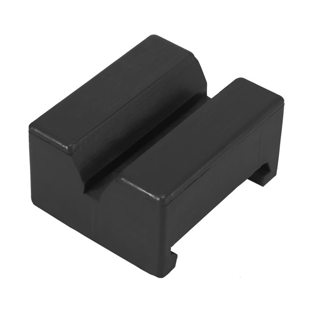 Unique Bargains 7 x 6 x 3.7cm Car Jack Pad Slotted Puck Support Frame Rail Pinch Weld Protector Rubber