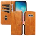thumbnail image 1 of Phone Case for Samsung Galaxy S10E Magnetic PU Leather Card Slots Durable Wallet Cover, 1 of 5