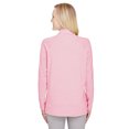 thumbnail image 2 of Ladies' CrownLux Performance ClubhouseMicro-Stripe Quarter-Zip - RED - XS, 2 of 3