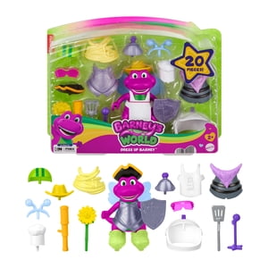 Fisher-Price Barney’s World Habillez Barney Set, 1 Graphique & 20 Pièces - Exclusivité Walmart