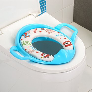 XZNGL Siège d'Apprentissage de la Propreté pour Enfants Garçon Fille Siège de Toilette avec Coussin Poignée Dossier