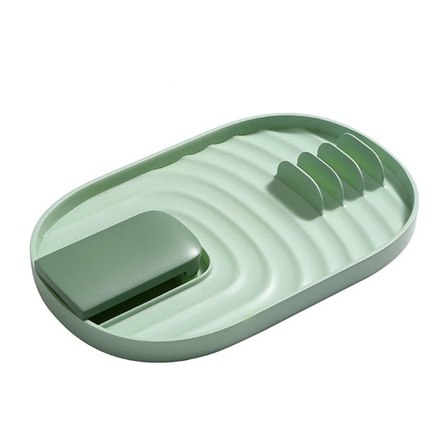 SMihono Kitchen Organizers and Storage New Kitchen Shelf Spatula Pot Lid Holder Rack Cover Lid Strainer Pad Rest Stand Kitchen Gadgets Must Have 2023