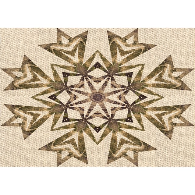 Ahgly Company Tapis d'Intérieur Lavables en Machine, Rectangle Transitionnel, Surface Dorée à la Vanille, 2' x 4'