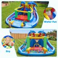 thumbnail image 4 of Gymax Inflatable Water Slide Park w/Double Slides Jumping Area 750W Blower for Yard, 4 of 10