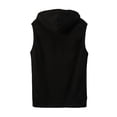 thumbnail image 4 of Mode Hommes Gilet Sans Manches à Capuche Veste Slim Blouse Hauts Chemise, 4 of 8