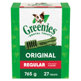 thumbnail image 1 of Greenies Original REGULAR Oral Care Natural Dental Adult Dog Treats, 1 of 13