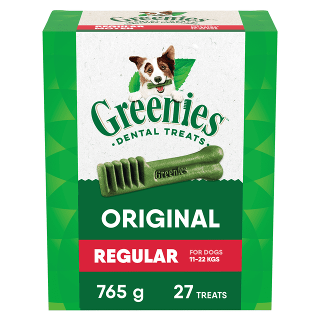 Greenies Original REGULAR Oral Care Natural Dental Adult Dog Treats