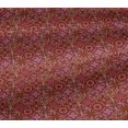 thumbnail image 5 of oneOone Viscose Jersey Fabric Floral & Geometric Ethnic Print Fabric BTY 60 Inch Wide, 5 of 5