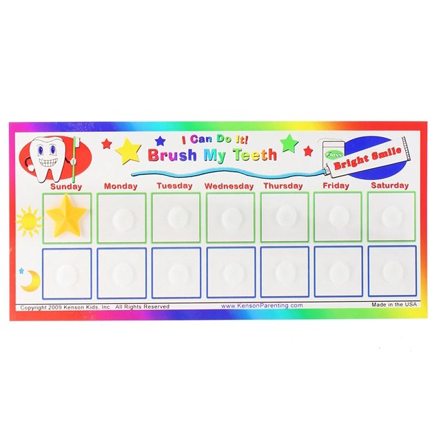 Kenson Kids "I Can Do It!" Brush My Teeth Reward Chart