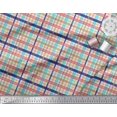 thumbnail image 2 of Soimoi Silk Fabric Plaid Check Print Fabric by Yard 42 Inch Wide, 2 of 3