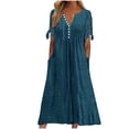 thumbnail image 3 of Yuyuzo Combinaison Courte d'Été Sans Manches pour Femme, Lin, Bretelles Spaghetti, Boho Plage, Ajustable,, 3 of 7