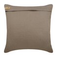 thumbnail image 3 of The HomeCentric Mocha European Sham Pillow Covers Pack of 2, 26x26 inch Linen Euro Pillows Abstract Pattern Lattice Trellis Textured Sequins Embellished Modern Sham - Evening In Paris, 3 of 3