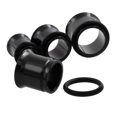 thumbnail image 3 of 36 Pieces Ear Gauges Stretching Kit Plugs Taper 14G-00G Expanders Black, 3 of 9