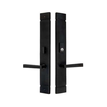 Multi Point Lock Trim Set – Brass 18″x2.5″ Verona | Satin Nickel & Black Matte Finish | Active Keyed & Dummy | LH & RH Handed