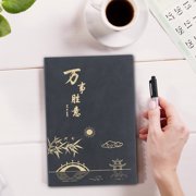 EGNMCR Diary NoteBook Notebooks for Work New A5 Soft Leather Notebook Business Office Meeting Notebook Business Notebook