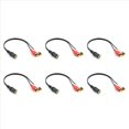 thumbnail image 1 of 6X 2 Male to Female 3.5mm Jack Aux Stereo Audio Cable,6x Audio Line,Photo Color, 1 of 4