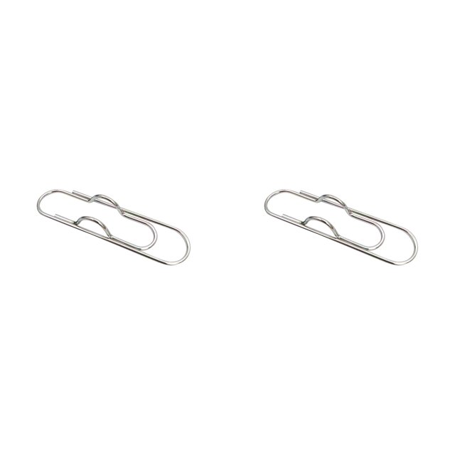 Metal Pen Clips,Paperclip Pen Holders for Notebooks and Papers,Multifunctional Pen Clips,Portable Metal Paper Clips,Pen Holder Clip for Notebook,Books,Planner,Journals,Clipboard and Paper,Silver 2PCS