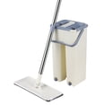 thumbnail image 1 of Deals of the Day Mop And Bucket Set 360° Floor Mop And Bucket with 10 Replacement Machine Washable Microfiber Mop Pads Flat Microfiber Mop Home Floor Tiles Cleaning Wet Dry Cleaning Buckets, 1 of 3