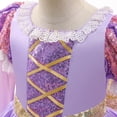 thumbnail image 2 of Classic Rapunzel Dress Up Costume Long Sleeve Princess Dress, 2 of 6