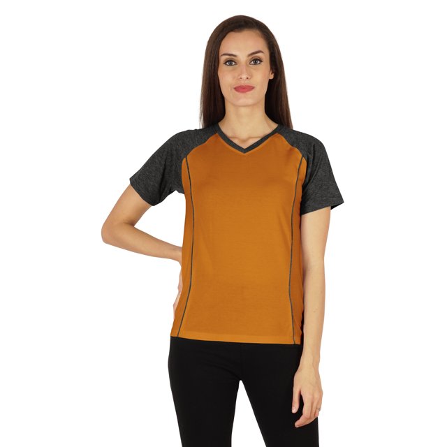 Inkmeso Solid Short Sleeve T-Shirt For Womens Sporty Casual Solid Basic Workout Shirts
