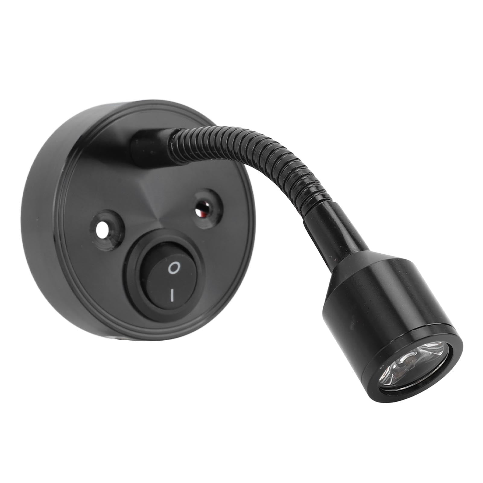 Lampe de Lecture DEL pour VR, Projecteur de Chevet pour Bateau à Haute Luminosité DC12 à 24V pour Yacht Argent,Noir