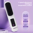 thumbnail image 4 of Vaidha Upgraded Negative Hydronium Charging Straight Hair Comb Smoothly Hair Without Damaging It Four Speed Temperature Adjustment Portable For Curling And Pulling, 4 of 7