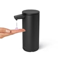 thumbnail image 2 of Simplehuman 9 oz. Touch-Free Automatic Rechargeable Liquid Sensor Pump, Sensor Soap Dispenser, Matte Black Steel, 2 of 6