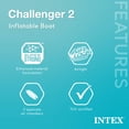 thumbnail image 4 of Intex Challenger 2 Ensemble de Radeau Bateau Gonflable pour 2 Personnes avec Rames et Pompe à Air (Lot de 2), 4 of 8