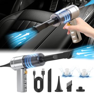Dvkptbk Voiture Aspirateur Voiture Portable à main Petit Aspirateurs sans fil Home Voitures rechargeables Haute Puissance Aspiratrice Powerful Accessoires de voiture