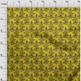 thumbnail image 2 of oneOone Cotton Silk Fabric Leaves & Floral Block Decor Fabric Printed BTY 42 Inch Wide, 2 of 4