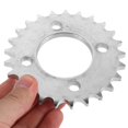 thumbnail image 3 of CHOK Mini Pignon Arrière de Vélo Moyeu de Roue avant de Scooter Quatre Roues Moto Argent, 3 of 8