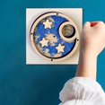 thumbnail image 2 of thinsony Busy Board DIY Material Travel Toy Developmental for Children Holiday Gifts Sand Table, 2 of 8