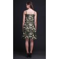 thumbnail image 4 of Bimba Robe Cocktail au-Dessus du Genou Smockée pour Femmes Robe d'Été Fluide-TG, 4 of 5